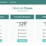 clinica vet - tabela de preços